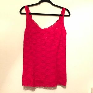 Lace tank top